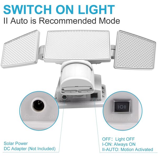 Solar Spot 800W Luz Dc 12V Projectors Outdoor Lights Security Lampara Fari Solar Hot Billboard Cob Led Flood Light