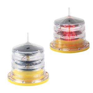 Wholesale Yellow Red Color 4NM Solar Powered Navigation Yacht Marine Lantern from china suppliers