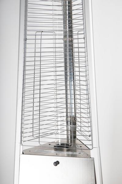 Portable Outdoor Gas Patio Heater For Hospitality Industry Gun Metal Electroplat