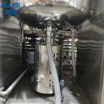 200L Vacuum Stainless Steel Homogeneous Emulsifier 0-6000rpm For Body Lotion