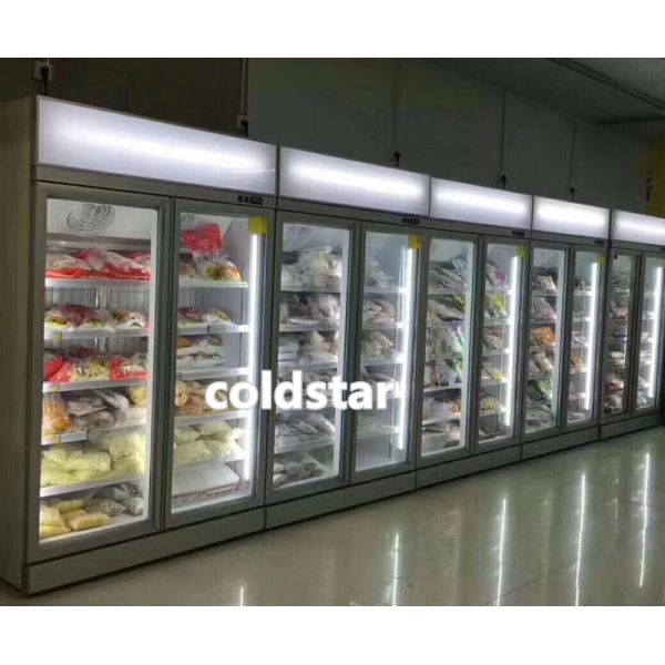 Large Capacity Single Temperature Refrigeration Equipment Cold Drink Display Refrigerator