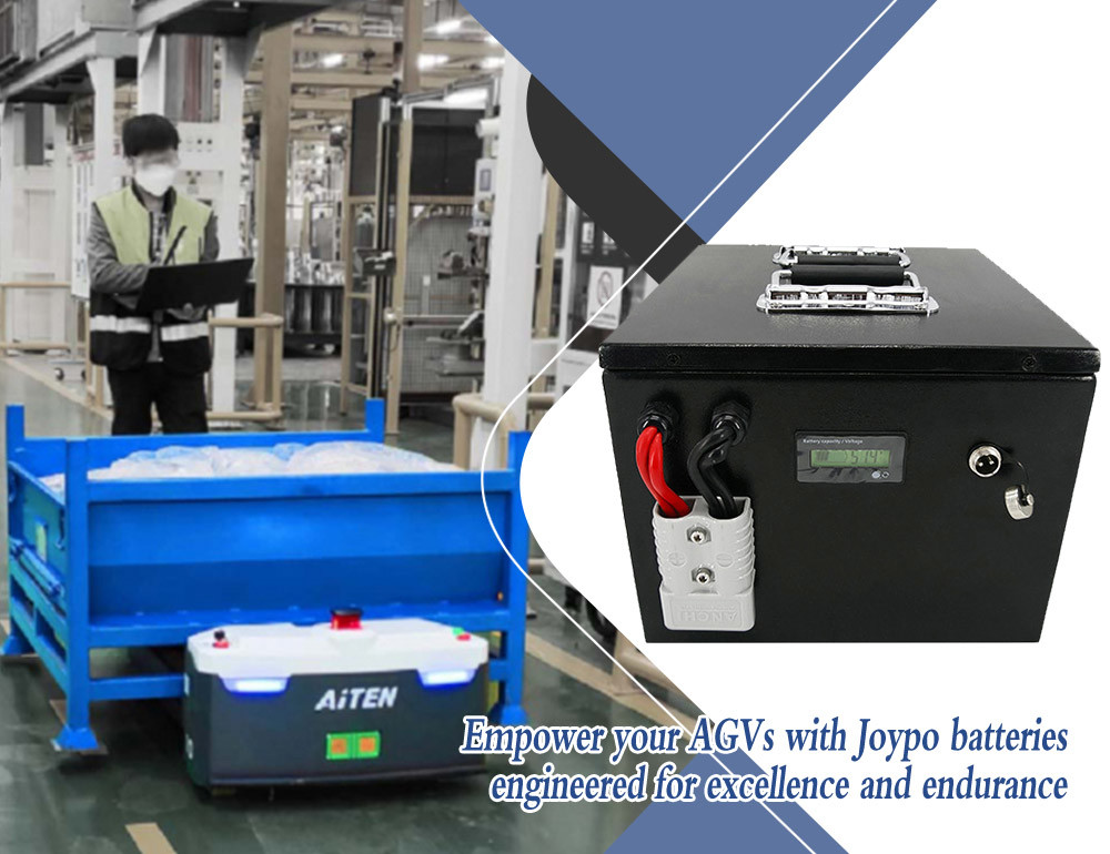 2000 Cycles 48V Lithium LiFePO4 Battery For AGV Pallet Truck