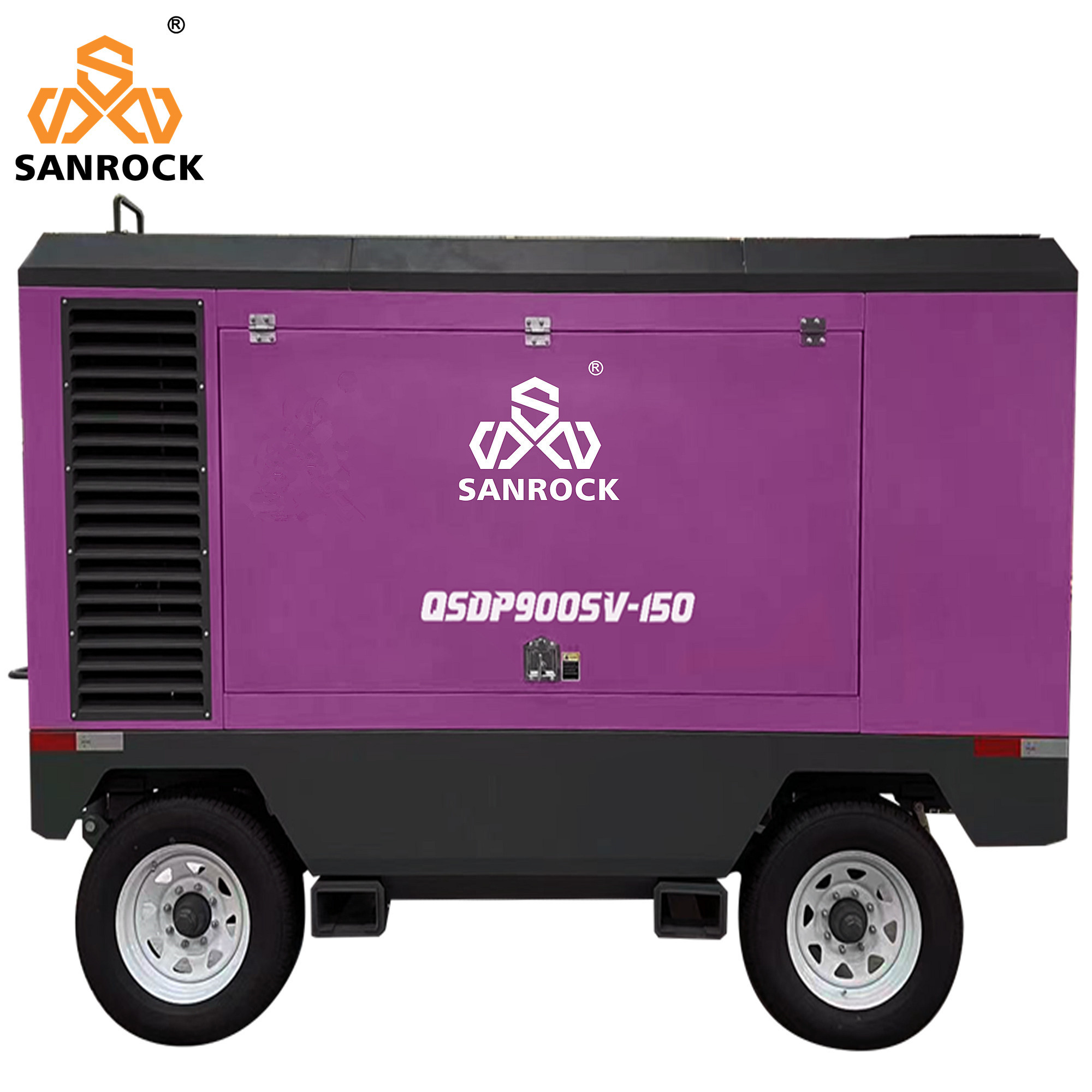Diesel Driven Screw Air Compressor High Pressure Portable Mining Screw Air Compressor