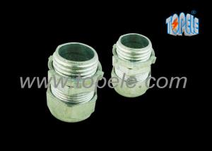 Wholesale 3/4” Zinc / Steel Emt Pipe Fittings Compression EMT Connector ISO Standard from china suppliers
