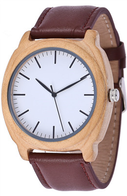 High quality made out of Purple heart wood fashion design men wood band watch