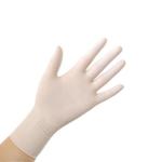 Power free disposable medical examination latex gloves