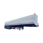 Carbon Steel Crude Oil Diesel Fuel Tanker Semi Trailer 60000 Liters