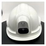 Power Supply 12V or 5V 4G GPS Safety Helmet Camera with Built-in 4000mAh Battery