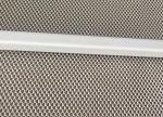 0.5mm White One Way Vision Mesh Durable Powder Coated Surface For Decoration