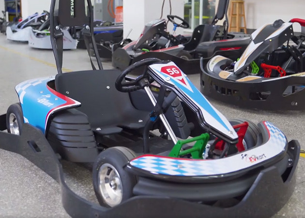 Remote Control Electric Mini Go Kart 540w/H Lithium Battery Operated