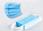 Hospital Use Non Woven Disposable Medical Masks / Doctor Medical Nurse Mouth