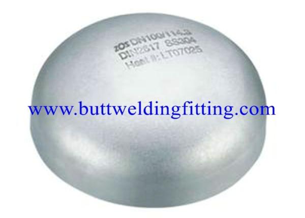 Butt Weld Pipe Cap Stainless Steel Pipe Cap Incoloy 800 / WPNIC , Incoloy 825 /