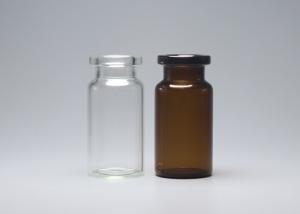 Wholesale 8ml Clear And Brown Medicine Mini Glass Vial Container from china suppliers