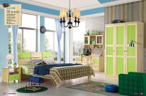 Wholesale children pine bed room set furniture,#1002 from china suppliers