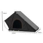 Aluminum Hard Shell Rooftop Tent for 4 Person Truck Camping Open Size 210*143