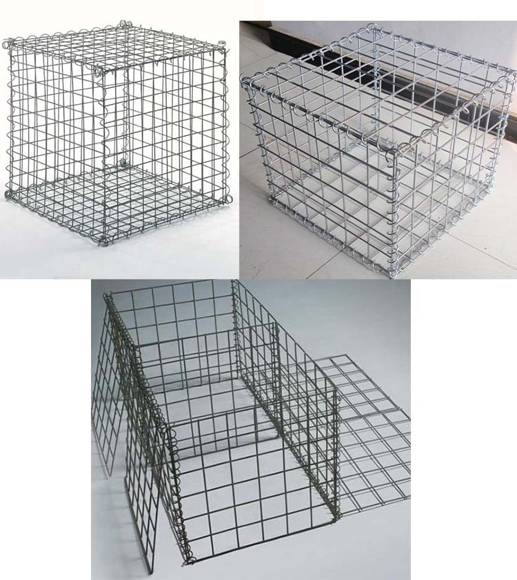 Welded wire rope mesh gabion bastio and hesco barrier in chinese market