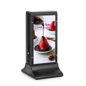 Wholesale Black 10 inch High Capacity Battery Desktop Small Advertising Player with Charging Station from china suppliers