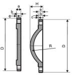 ISO2531 PN10 Ductile Iron Joints Blind Flange Di Flanged Fittings Rustproof