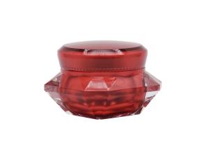 Wholesale Red Cosmetics Cream Empty Jar 50g Make Up Cream Jar Shin Care from china suppliers