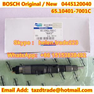 Wholesale BOSCH Original Injector 0445120040 /65.10401-7001C /65104017001C for DAEWOO DOOSAN from china suppliers