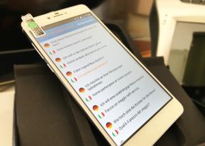 Wholesale Touch Screen German Voice Translator , Voice English To Any Language Translator from china suppliers