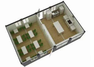 Wholesale Prefabricated Detachable Container House Prebuilt Student Apartment Homes from china suppliers