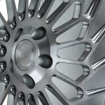 Professional custom alloy chrome 5x100 gold 18 24 inch rims gold colored car