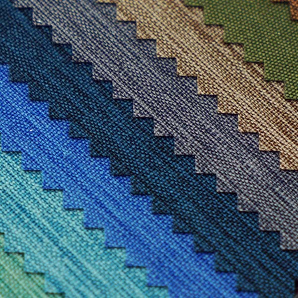 100% Polyester Durable Fabric Waterproof PVC Cloth Straight Line Surface For Luggage And Backpack