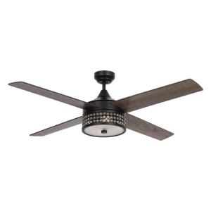 Wholesale Modern Solid Wood Iron Dimmable LED Ceiling Fan 40W For Living Room Bedroom from china suppliers