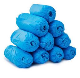 Wholesale Cleanroom Disposable Boot Covers Half Coated Protective Anti Static Blue Color from china suppliers