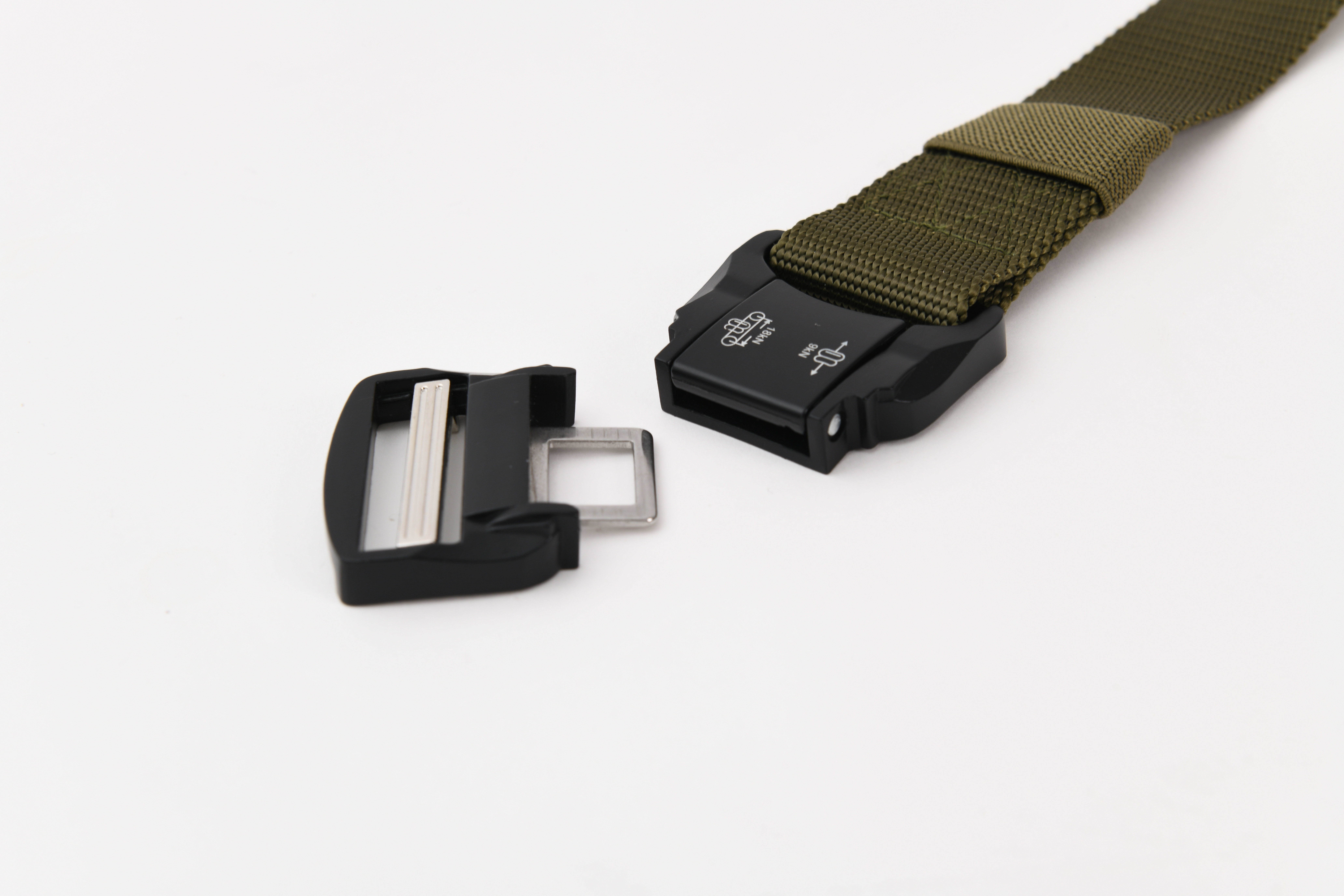 45"*1.5" Breathable Fast Release Combat Webbing Belt Polyester Hiking Inner 0.25kg
