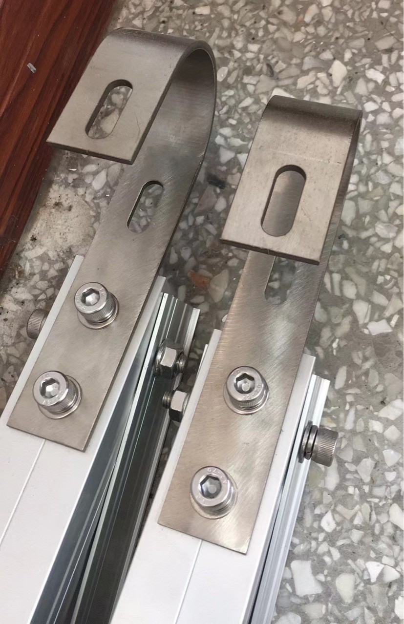 Photovoltaic Balcony Bracket Hook 304 Stainless Steel Solar Balcony Bracket 3mm Hook