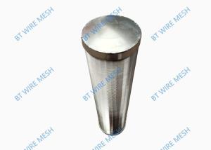 China Stainless Steel 0.2mm Slot Wedge Wire Filter Elements on sale