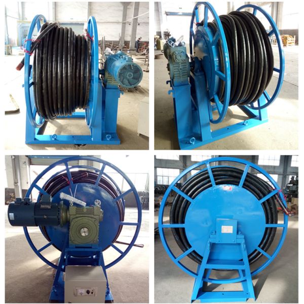Seaport Crane Motorized Cable Reel , Extension Cable Reel 40nm Max Torque
