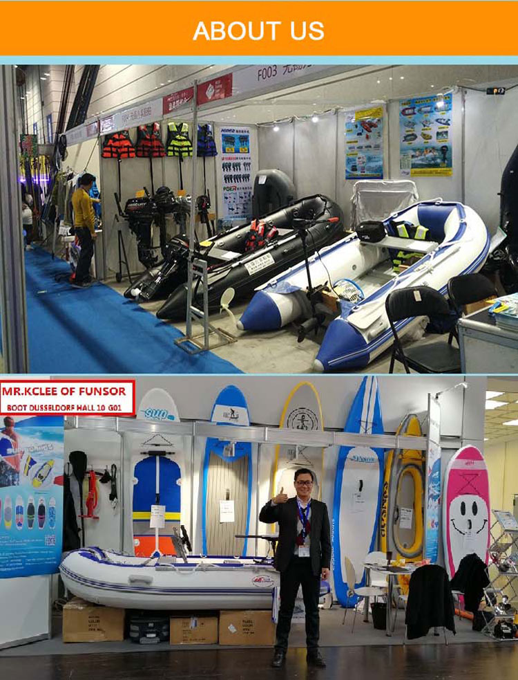White And Streak Line New Design PVC Inflatable Boat M Series For Fishing