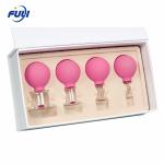 Chinese Massage Tool 4 PCS Cellulite Cups Silicone Cupping Cup Vacuum Massage