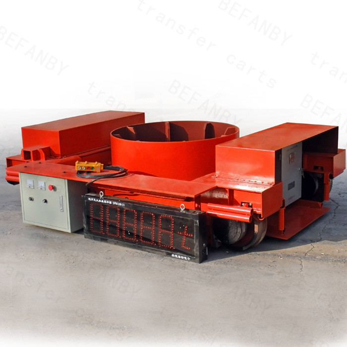 PLC Automatic Control Ladle Transfer Cart For Steel Liquid / Steel Scrap