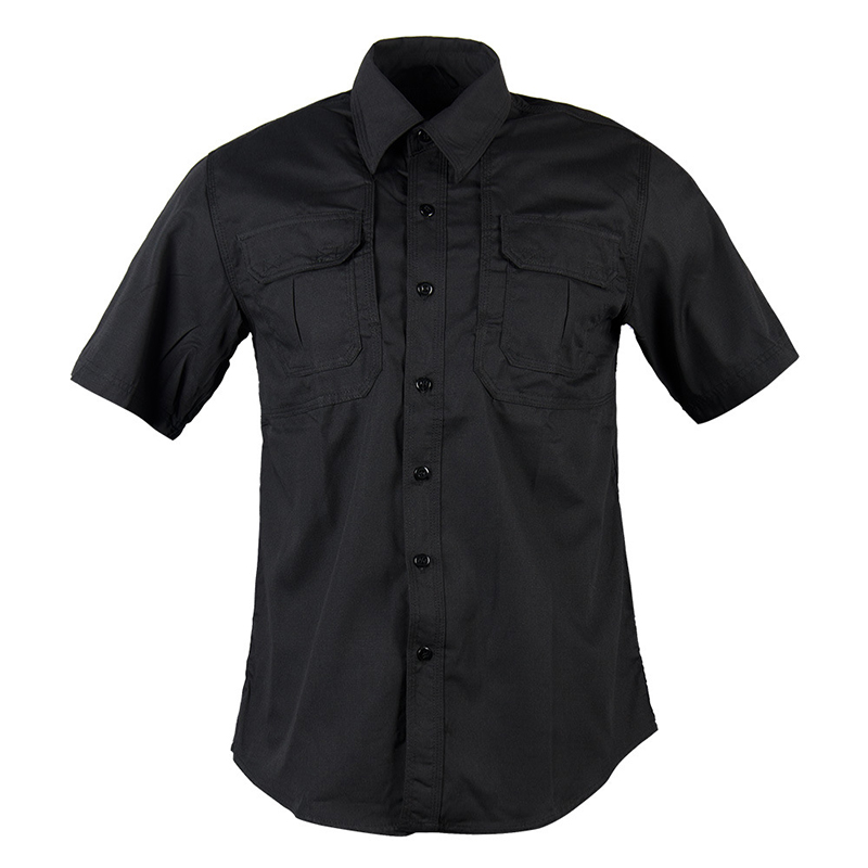 Plain Dyed Men's Plus Size Cargo Shirt Short Sleeve for Summer Fashion Fall Clothing