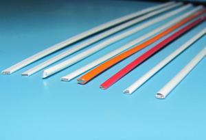Wholesale Flat Oval 0.04mm Red Polymer Coated Wire Corrosion Resistance from china suppliers
