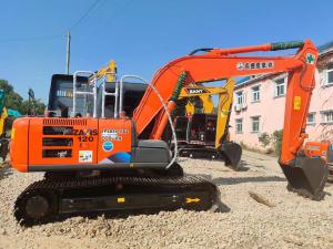 Wholesale 12200KG Hydraulic Second Hand ZX120 Hitachi Excavator Crawler Diggers 120 from china suppliers