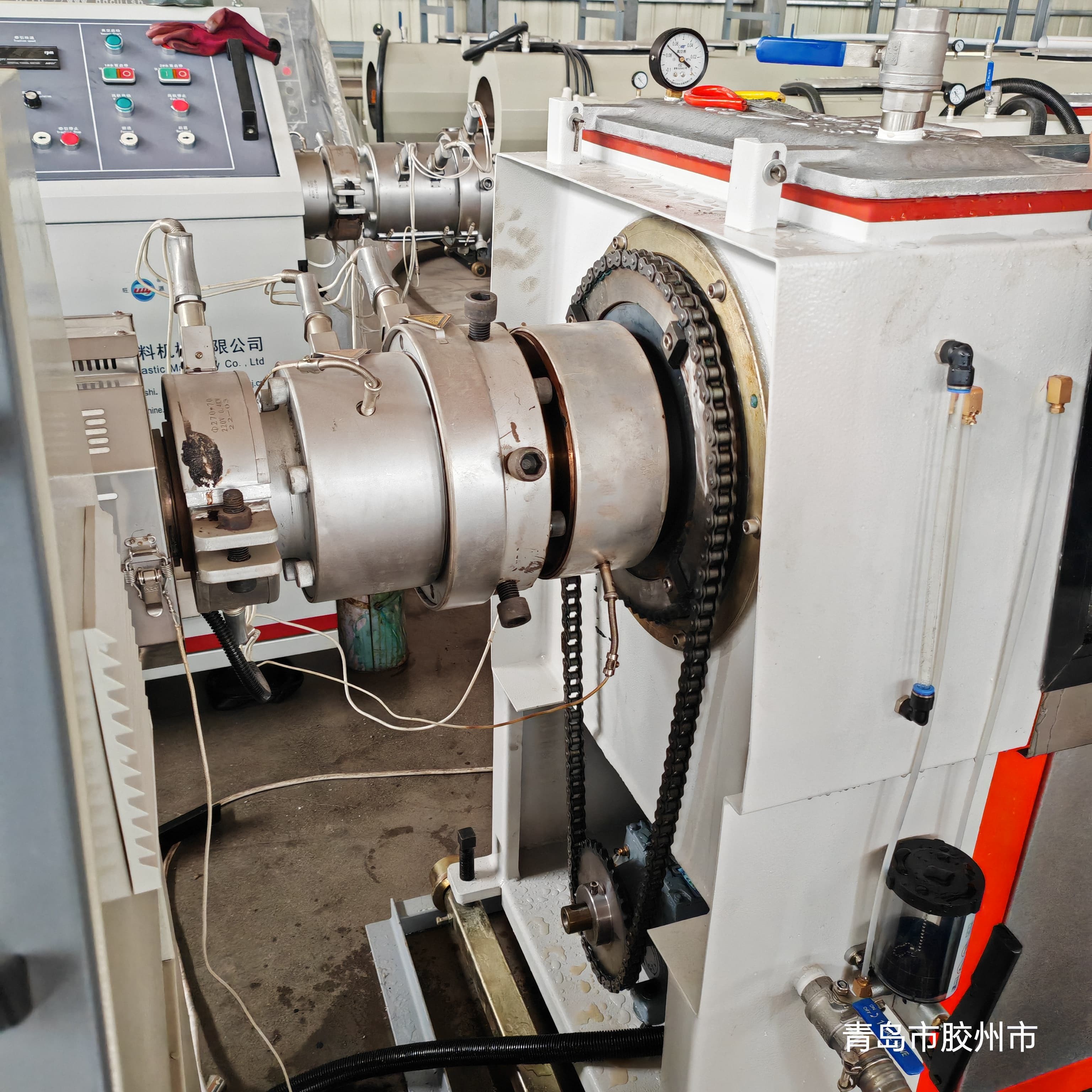 PE PP Spiral Pipe Extrusion Line Advanced Technology Winding Machine 100m/roll Power Supply 380V 50HZ