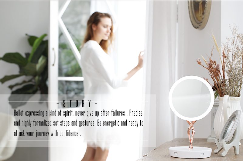 Led Ballet Mirror with two Leds light system GK-SK1811