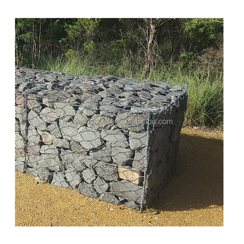 Customizable Welding Pattern Hot-Dipped Galvanized PVC Coated Gabion Box for Woven Mesh