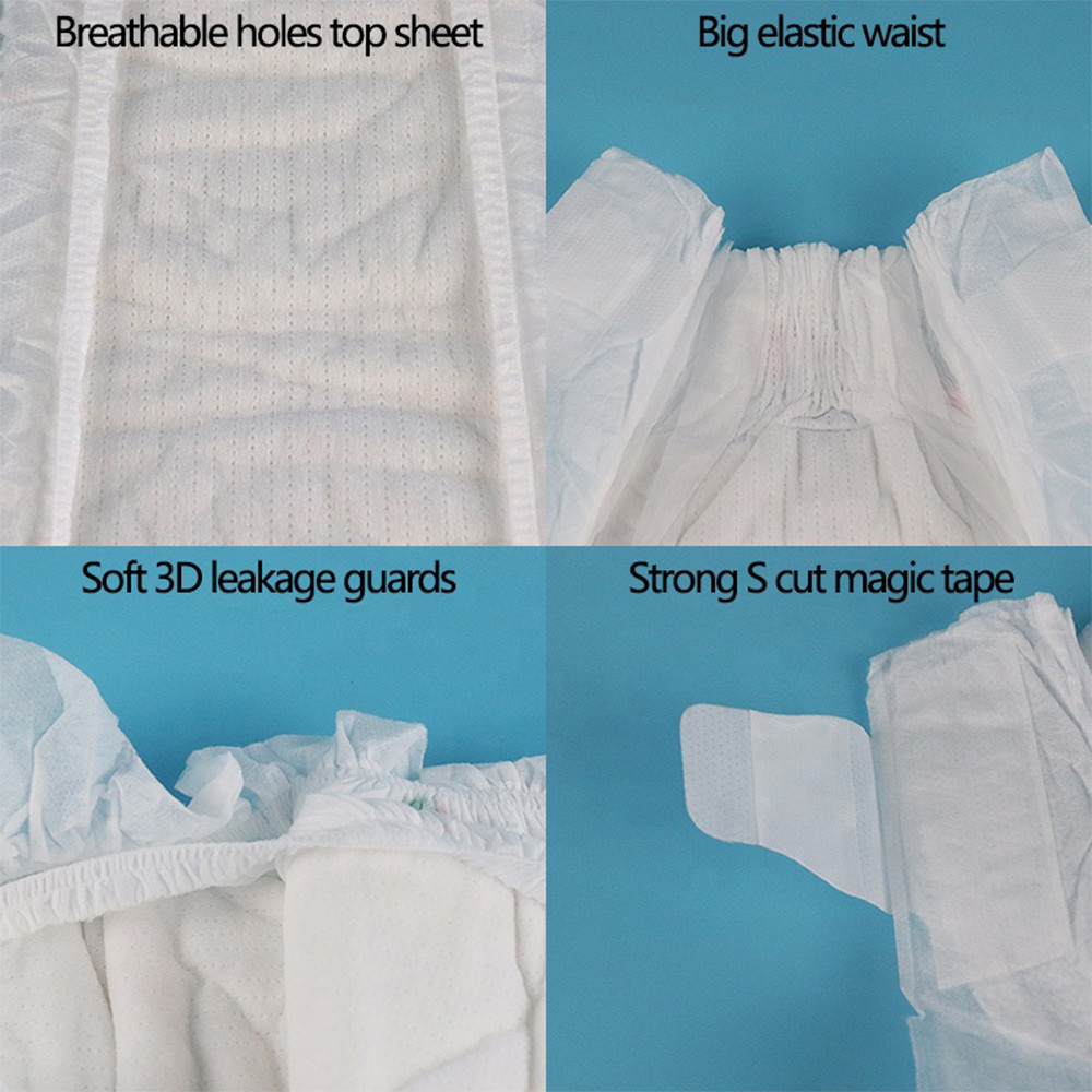 Ultra Soft Baby Diapers Nappies Instant Absorption 3s Super Dry SAP