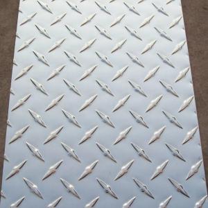 Wholesale 3003 H24 Diamond Aluminium Sheet Alloy Plate 1220mm Width Silver Color For Floor from china suppliers