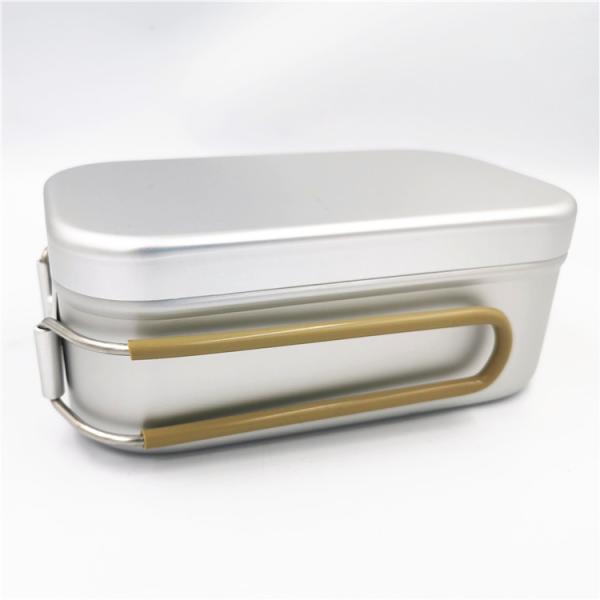Lunch Box Outdoor Aluminum 304 Stainless Steel Heated With Lid With Handle