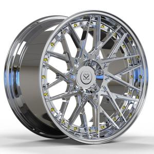Wholesale Bmw M2c Polished Alloy A6061 5x112 2 Piece Wheels for customized from china suppliers