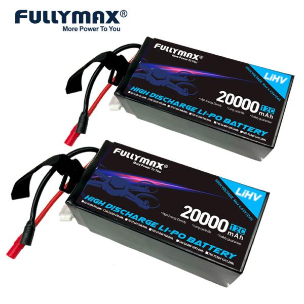 6 Cell Lipo Battery On Airplane 20000mAh 23.52V 12C 4.45V Commercial Drone
