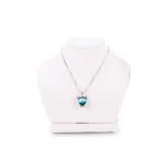 Leather Mannequin Necklace Bust Display Stand Fashion Designed For Chains