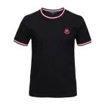Popular Custom Mens Fashion Tee Shirts Round Neck Red Black White Color